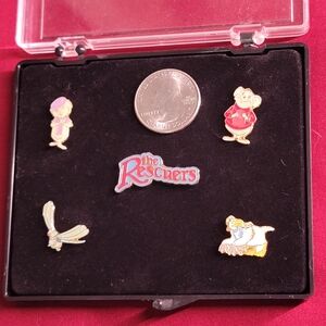 Disney 1999 Vintage The Rescuers Collectible Pin Set